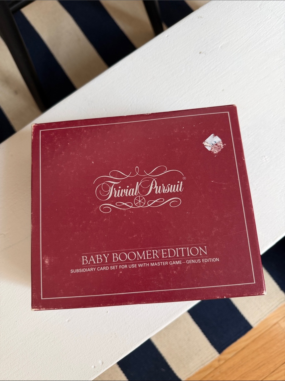 Trivial Pursuit Baby Boomer Edition Game Card Set - Burgundy